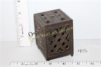 Cast Iron Safe Bank w/key