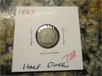 1853 Half Dime