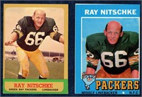 Pair of Vintage Ray Nitschke Green Bay Packers