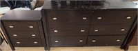 2 pc set dresser & nite stand