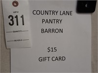 Country Lane Pantry $15 Gift Card