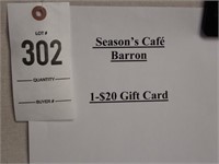 Seasons Cafe $20 Gift Card