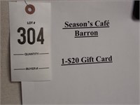 Seasons Cafe $20 Gift Cards