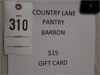 Country Lane Pantry $15 Gift Card