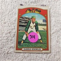 1972 Topps Darold Knowles
