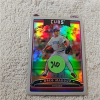 2006 Topps Chrome Refractor Greg Maddux