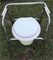Bedside Potty Chair with Cover
