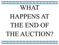 Close of Auction Information