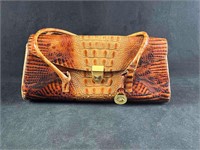 Brahmin Designer Small Leather Bag Exotic Embossin
