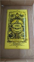 1792 OLD FARMERS ALMANAC THERMOMETER