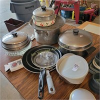 Kitchen Pots, Pans, Skillets, Farberware Bowls