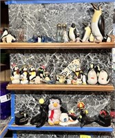 Penguin & Seal Figurines, Bottles & Paperweights