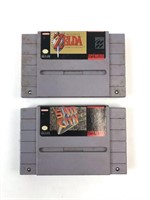 SNES Super Nintendo Games Zelda Sim City