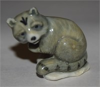 Vtg Wade Whimsies Porcelain Raccoon Figurine