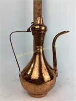 Copper Hammered Turkish Tea Pot with Brass handle