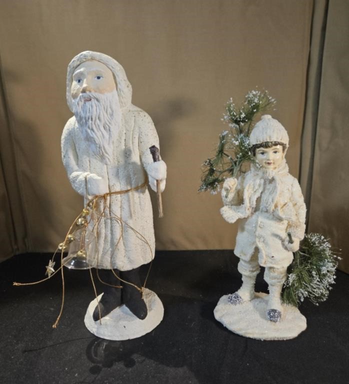 2 Christmas figures