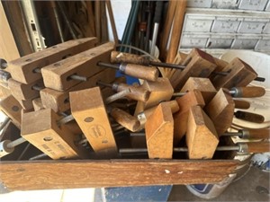 Large Assortment  Wood Clamps