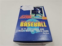 1989 Score Baseball Wax Box 36 Packs