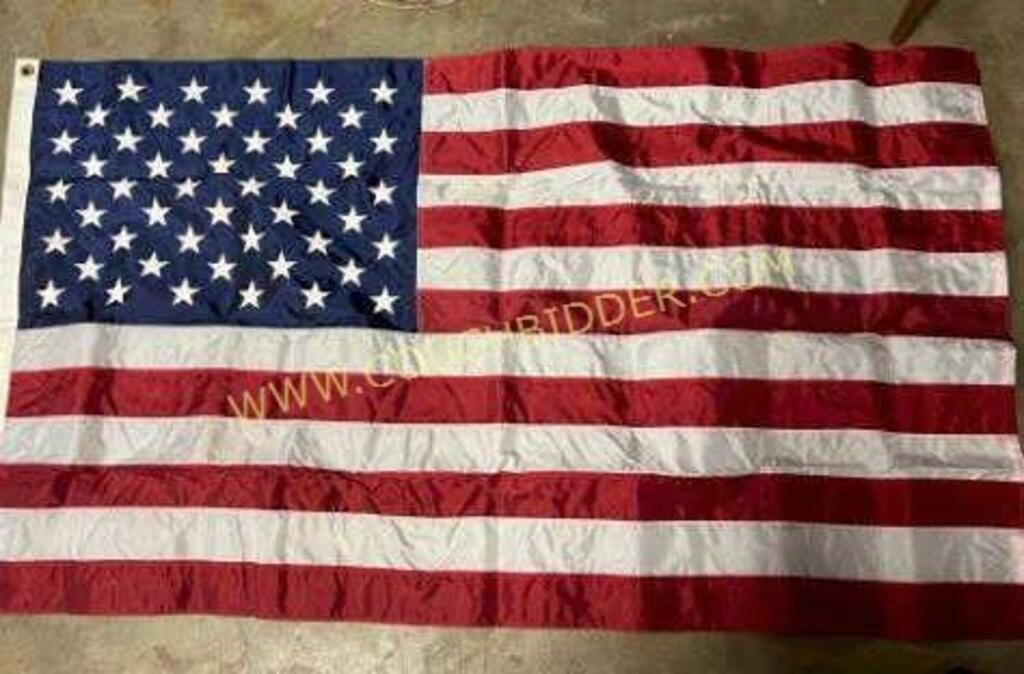 New American flag embroidered stars