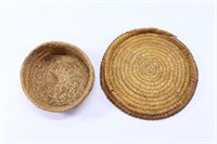 Antique Native American Basket, Lid/Tray