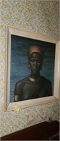 Fantastic Vintage African Lady Print