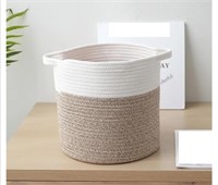New Cotton Rope Laundry Hamper, Woven Round