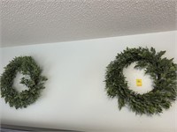 (2) Decorative Wreaths