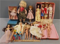 Dolls & Case incl Madame Alexander