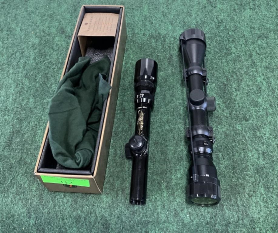 2 bushnell rifle scopes