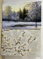 (A) Floral & Scenery Art Prints Canvas 24” x 36”