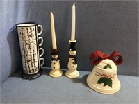 Winter Holiday Lot Includes Stacking Mug Set In