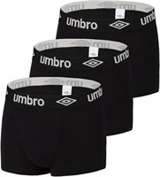 Umbro Men's Boxer Shorts - 3 PACK - L