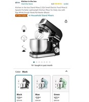 STAND MIXER (OPEN BOX, NEW)