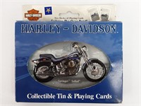 Harley-Davidson Tin & Playing Cards