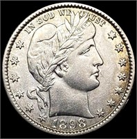 1898-O Barber Quarter CLOSELY UNCIRCULATED