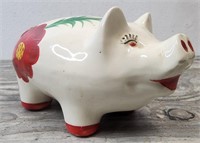 Very Cute Vintage Hand Painted Piggy Bank!