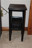 Espresso Colored Side Table w/ Drawer