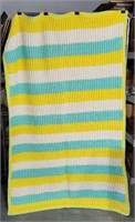 Beautiful Crochet blanket approximately 72 x 45