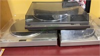 Vintage turntables - JVC, Cybernet, Realistic -