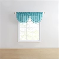 SM4316  StyleMaster Ascot Valance 60x24 Teal