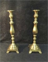 2 Tall Brass Candle Stick