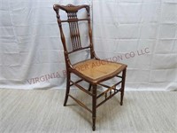 Antique Cane Bottom Dining Chair