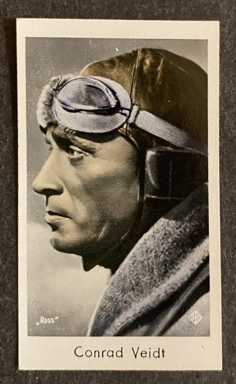 CONRAD VEIDT: CAID Tobacco Card (1934)