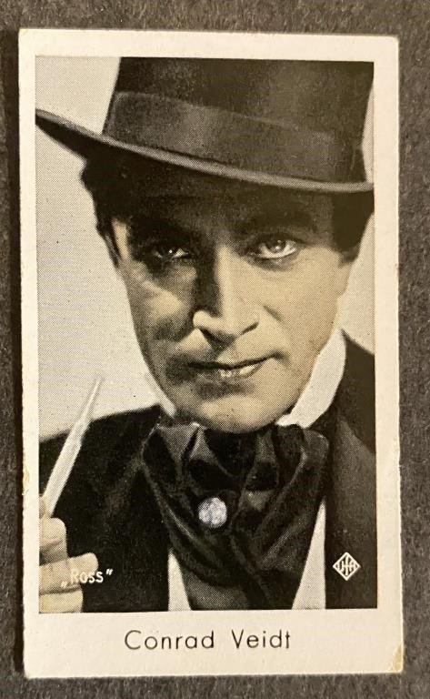 CONRAD VEIDT: CAID Tobacco Card (1934)