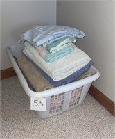 Towels and Laundry Basket