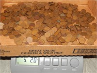 approx 5 lbs of Lincoln Wheat Back Cents