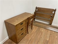 3 Piece Bedroom Set and Knee Hole Desk