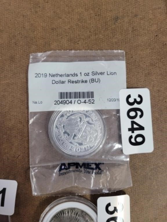 COIN AUCTION GO SOUTH CONSIGNMENT
