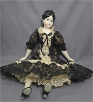Impressive Victorian Porcelain China Doll