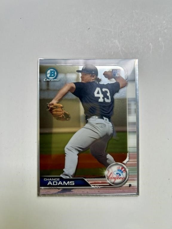 Chance Adams 2019 Bowman Chrome RC #16